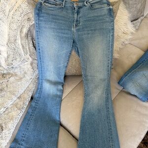 MOTHER Blue Flare Jeans